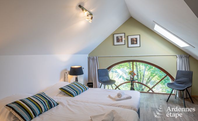 Chalet in Durbuy voor 12 personen met jacuzzi, sauna, houtkachel en zwembad