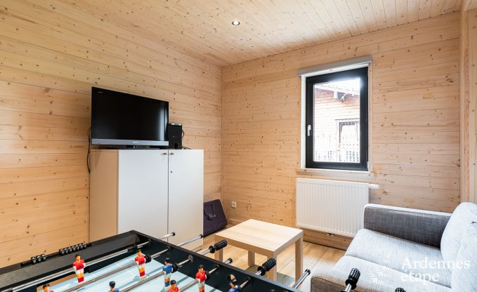 Chalet in Durbuy met sauna en kicker voor 8 personen in de Ardennen
