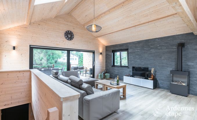 Chalet in Durbuy met sauna en kicker voor 8 personen in de Ardennen