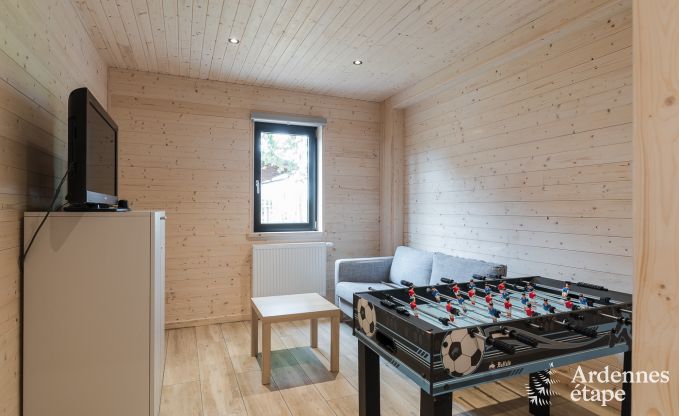 Chalet in Durbuy met sauna en kicker voor 8 personen in de Ardennen