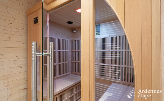 Chalet in Durbuy met sauna en kicker voor 8 personen in de Ardennen