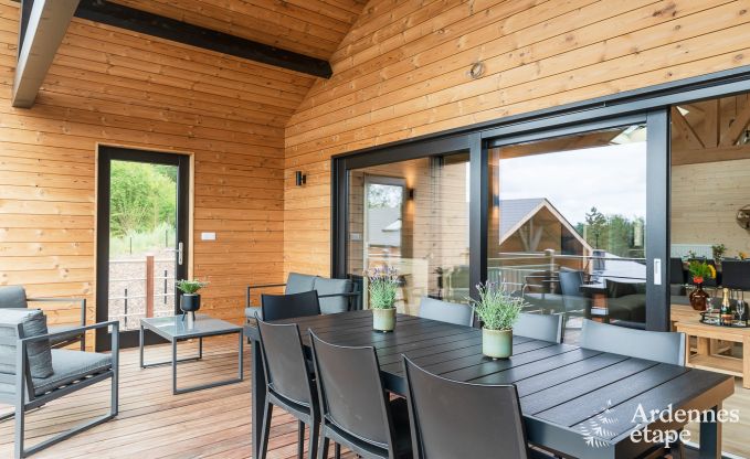 Chalet in Durbuy met sauna en kicker voor 8 personen in de Ardennen