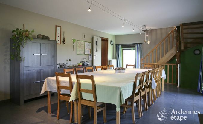 Groot vakantiehuis op de boerderij in Durbuy, 8 slaapkamers, 7 badkamers, priv�tuin, voorzieningen voor gezinnen en fietsers, Ardennen
