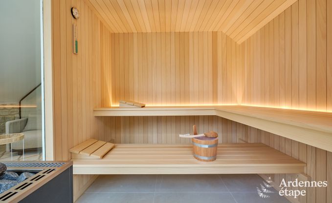 Luxe vakantiewoning Durbuy voor 9 personen met sauna en petanquebaan