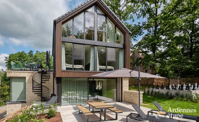 Luxe vakantiewoning Durbuy voor 9 personen met sauna en petanquebaan