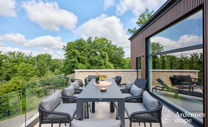 Luxe vakantiewoning Durbuy voor 9 personen met sauna en petanquebaan