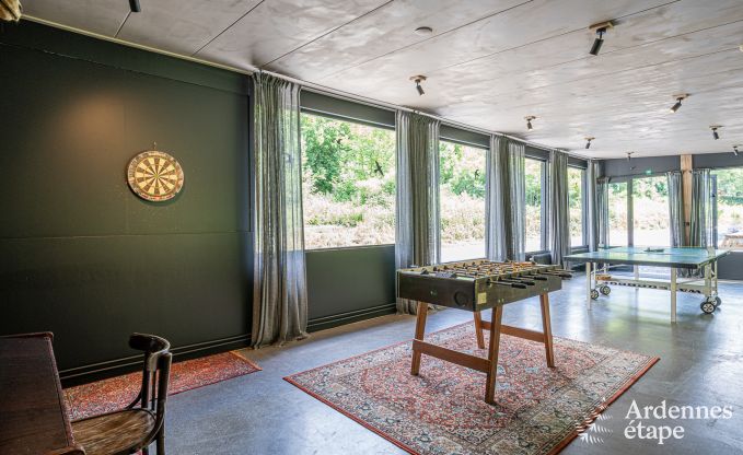 Vakantiehuis in Durbuy, 7 slaapkamers, priv� sauna, speelkamer, 22 personen, tuin, Ardennen