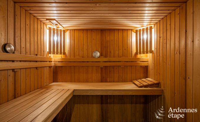 Vakantiehuis in Durbuy, 7 slaapkamers, priv� sauna, speelkamer, 22 personen, tuin, Ardennen