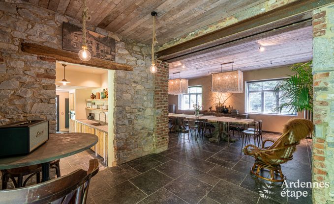 Vakantiehuis in Durbuy, 7 slaapkamers, priv� sauna, speelkamer, 22 personen, tuin, Ardennen