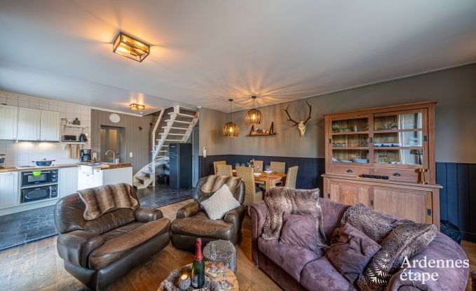 Charmante vakantiewoning voor 6 personen in �rez�e met 3 slaapkamers, priv�terras en houtkachel nabij de rustige Aisne-rivier