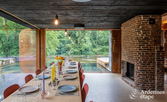 Uitzonderlijke vakantiewoning in Esneux voor 18 personen met 6 slaapkamers, infinity pool en buitenjaccuzi