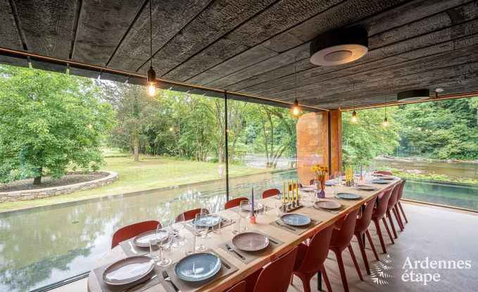 Uitzonderlijke vakantiewoning in Esneux voor 18 personen met 6 slaapkamers, infinity pool en buitenjaccuzi