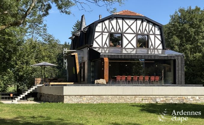Uitzonderlijke vakantiewoning in Esneux voor 18 personen met 6 slaapkamers, infinity pool en buitenjaccuzi
