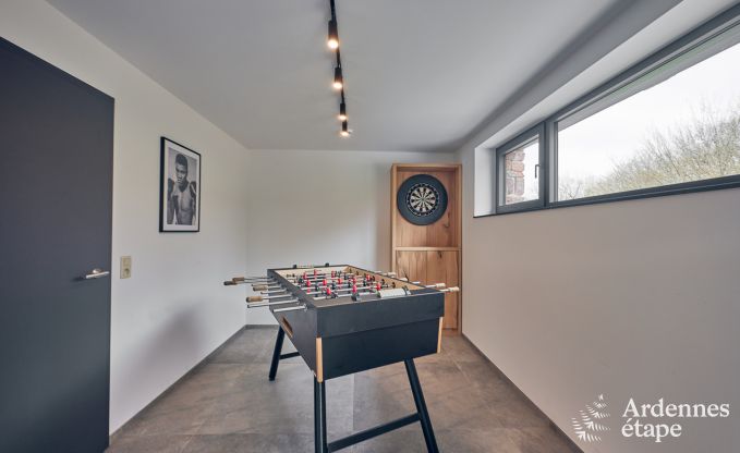 Luxe villa in Ferri�res Ardennen, 15 personen, 7 slaapkamers, spa, verwarmd zwembad, priv� tuin, aangepaste voorzieningen
