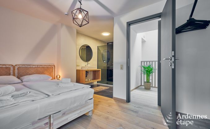 Luxe villa in Ferri�res Ardennen, 15 personen, 7 slaapkamers, spa, verwarmd zwembad, priv� tuin, aangepaste voorzieningen