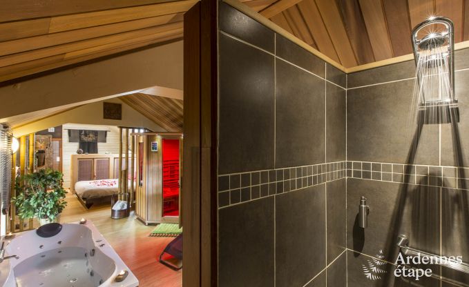 Vakantiewoning voor 2 met infrarood sauna en bubbelbad bij Ferrières