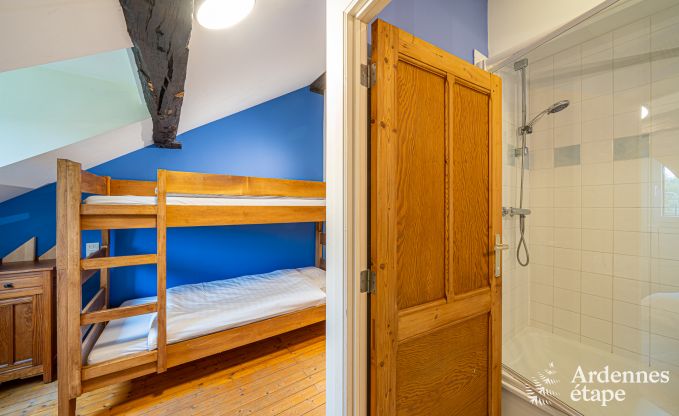 Ruim vakantiehuis voor 32 personen in Ferri�res met 12 slaapkamers, sauna, jacuzzi en speelvoorzieningen