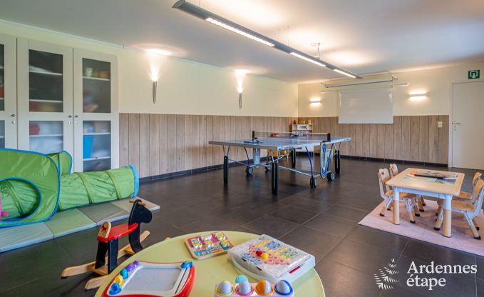 Ruim vakantiehuis voor 32 personen in Ferri�res met 12 slaapkamers, sauna, jacuzzi en speelvoorzieningen