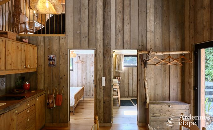 Charmante chalet voor 4 personen met 2 slaapkamers, priv�terras en barbecue