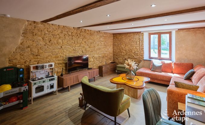 Charmante vakantiewoning voor 8 personen in Florenville met 4 slaapkamers, wellness en speeltoren aan de Semois