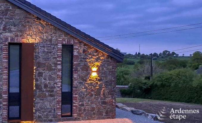 Gezellig vakantiehuis in Francorchamps voor 4 personen met privterras met uitzichten en houten warmwaterbad