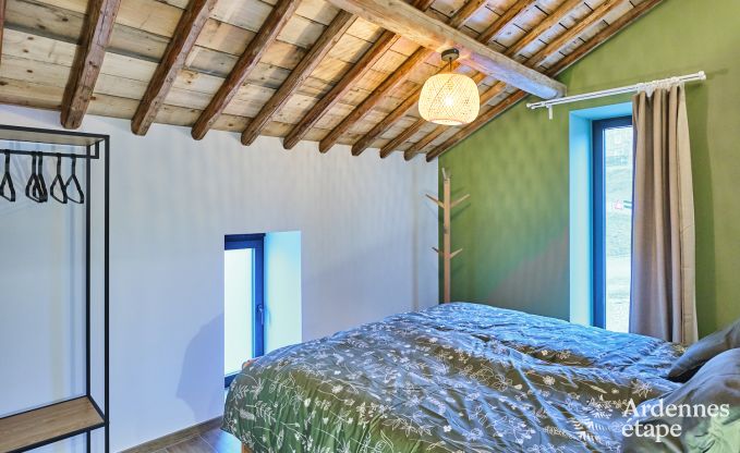 Gezellig vakantiehuis in Francorchamps voor 4 personen met priv�terras met uitzichten en houten warmwaterbad