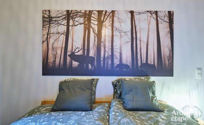 Gezellig vakantiehuis in Francorchamps voor 4 personen met priv�terras met uitzichten en houten warmwaterbad