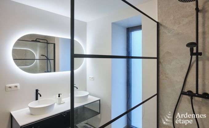 Gezellig vakantiehuis in Francorchamps voor 4 personen met priv�terras met uitzichten en houten warmwaterbad