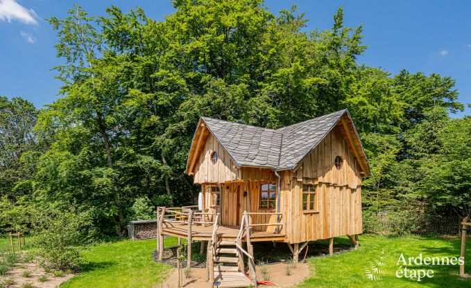 Sprookjesachtige paalwoning in Francorchamps, Hoge Venen