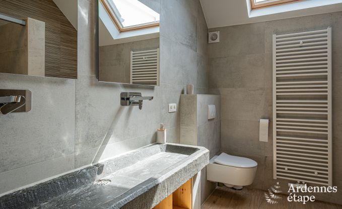 Kasteel in Froidchapelle voor 19 personen met 5 tweepersoonskamers met eigen badkamer