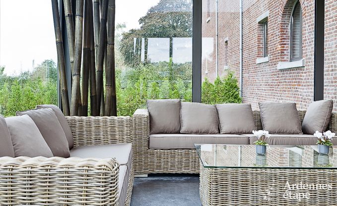 Luxe vakantiehuis in Froidthier voor 10 gasten met zwembad, wellness en 5 slaapkamers nabij Aubel