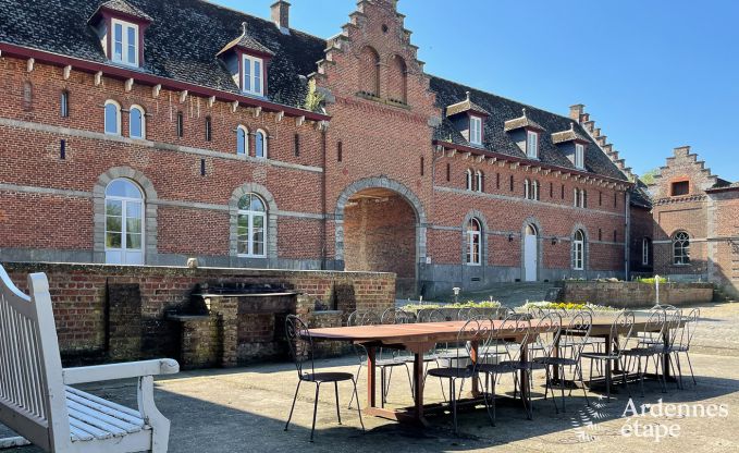 Bijgebouw van een kasteel in Gembloux voor 18 personen
