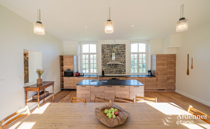 Gezellig vakantiehuis voor 6 personen met sauna en alle comfort in Gesves, Ardennen