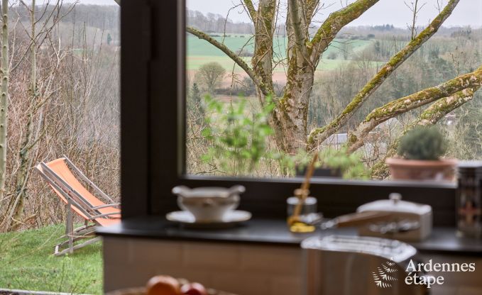 Romantisch vakantiehuisje in Gesves voor 2 personen met privterras en moderne voorzieningen