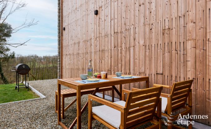 Romantisch vakantiehuisje in Gesves voor 2 personen met privterras en moderne voorzieningen