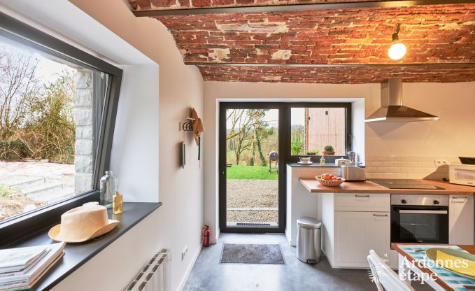 Romantisch vakantiehuisje in Gesves voor 2 personen met privterras en moderne voorzieningen