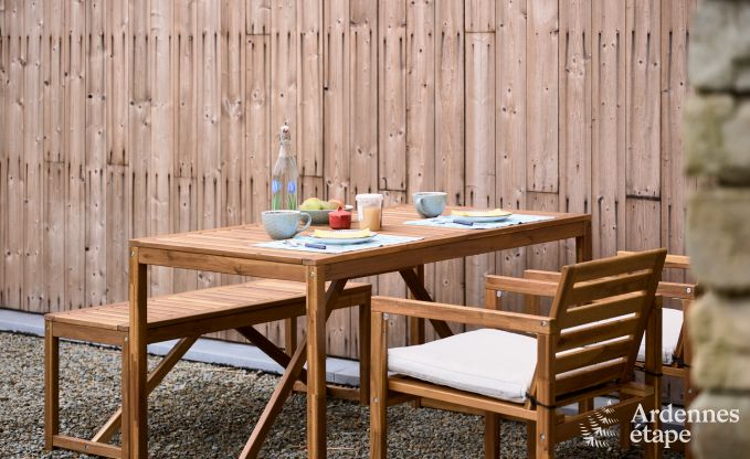 Romantisch vakantiehuisje in Gesves voor 2 personen met privterras en moderne voorzieningen