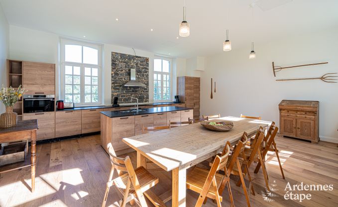 Gezellig vakantiehuis voor 6 personen met sauna en alle comfort in Gesves, Ardennen