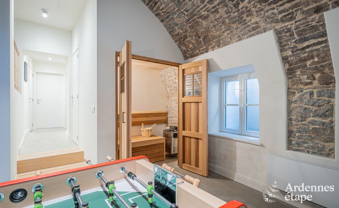 Gezellig vakantiehuis voor 6 personen met sauna en alle comfort in Gesves, Ardennen