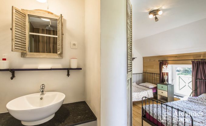 Vakantiehuis voor gezinnen in Gouvy met zwembad, sauna en uitzicht in de Ardennen