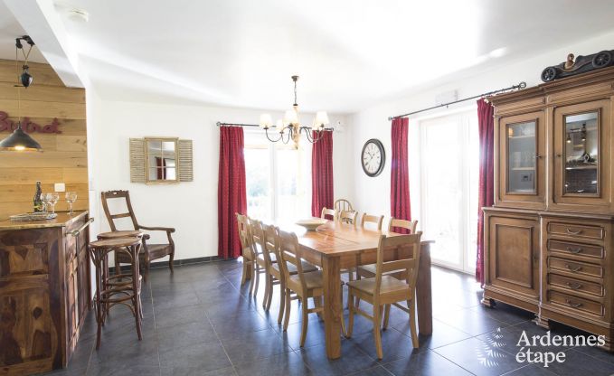 Vakantiehuis voor gezinnen in Gouvy met zwembad, sauna en uitzicht in de Ardennen