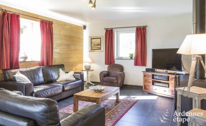 Vakantiehuis voor gezinnen in Gouvy met zwembad, sauna en uitzicht in de Ardennen