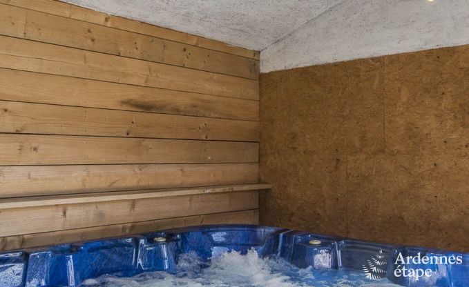 Vakantiehuis voor gezinnen in Gouvy met zwembad, sauna en uitzicht in de Ardennen