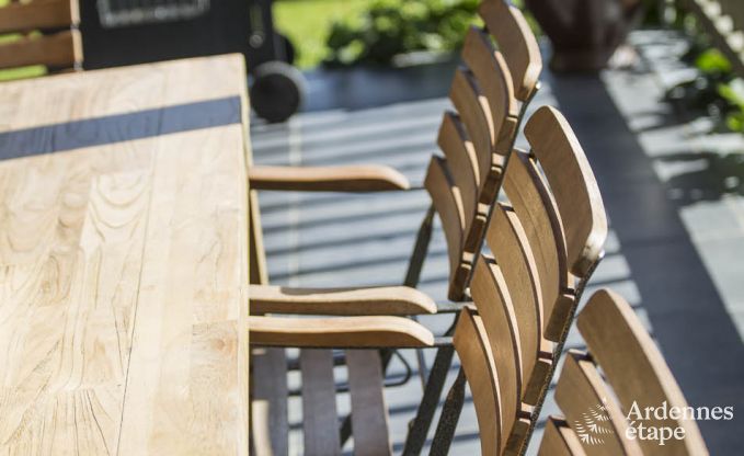 Vakantiehuis voor gezinnen in Gouvy met zwembad, sauna en uitzicht in de Ardennen