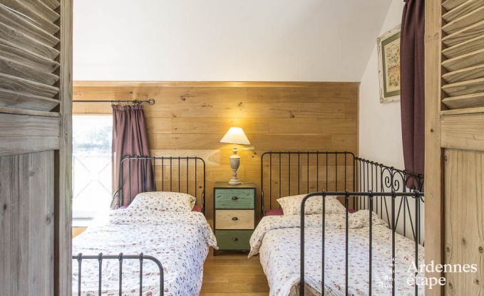 Vakantiehuis voor gezinnen in Gouvy met zwembad, sauna en uitzicht in de Ardennen