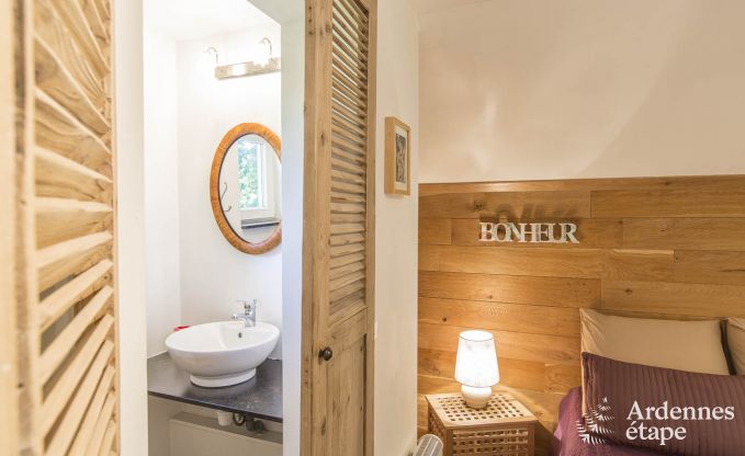 Vakantiehuis voor gezinnen in Gouvy met zwembad, sauna en uitzicht in de Ardennen