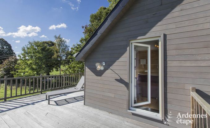 Vakantiehuis voor gezinnen in Gouvy met zwembad, sauna en uitzicht in de Ardennen