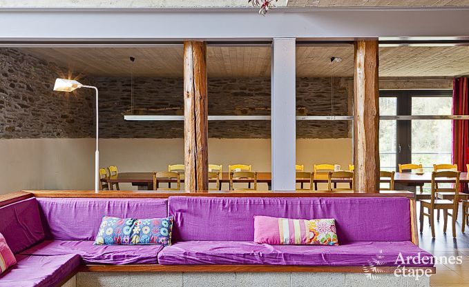 Luxueuze vakantiewoning met relaxruimte te huur voor groepen in Gouvy