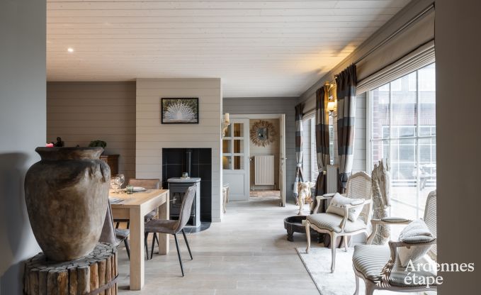 Luxe vakantiewoning in Hamois voor 8 personen met zwembad en priv�tuin in de Ardennen