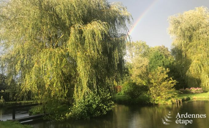 Charmant vakantiehuis voor 8 personen in Hamois met 4 slaapkamers, 3 badkamers, priv�tuin, speelruimte en terras aan het water
